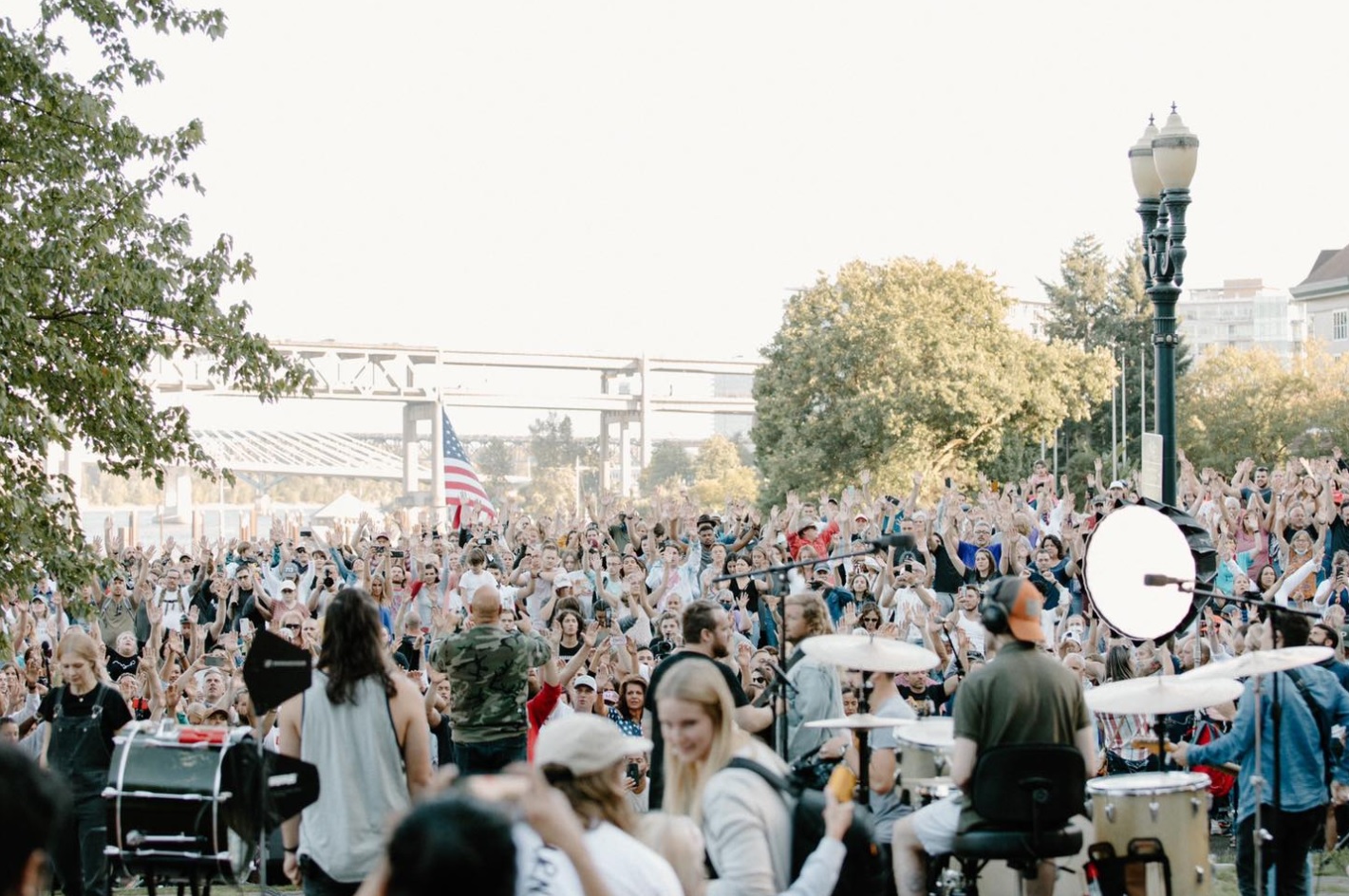 Thousands join Portland ‘Let us Worship” concert